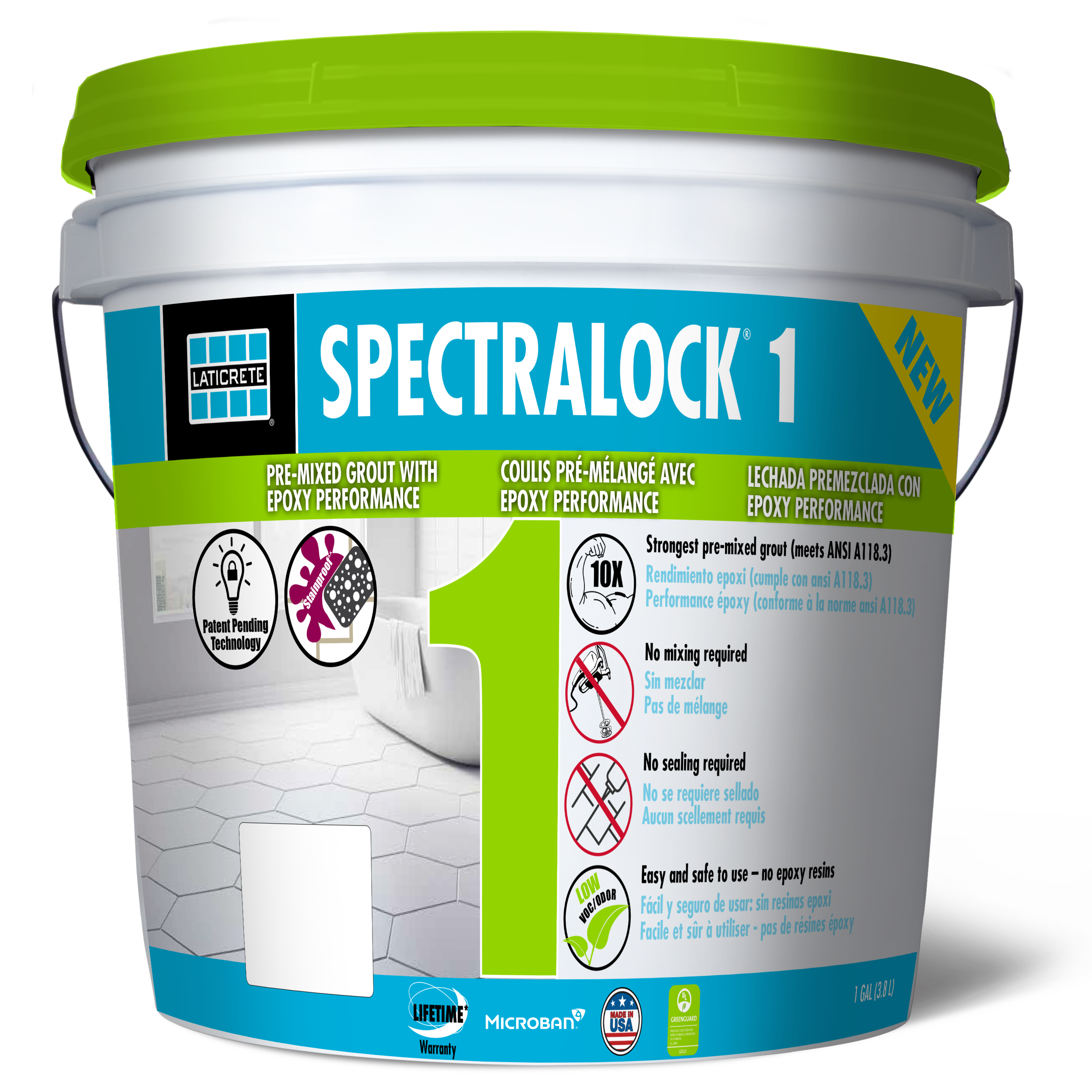 SPECTRALOCK® 1 Translucent Pre-Mixed Grout